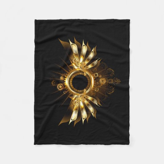 Steampunkvleugels Fleece Deken (Voorkant)
