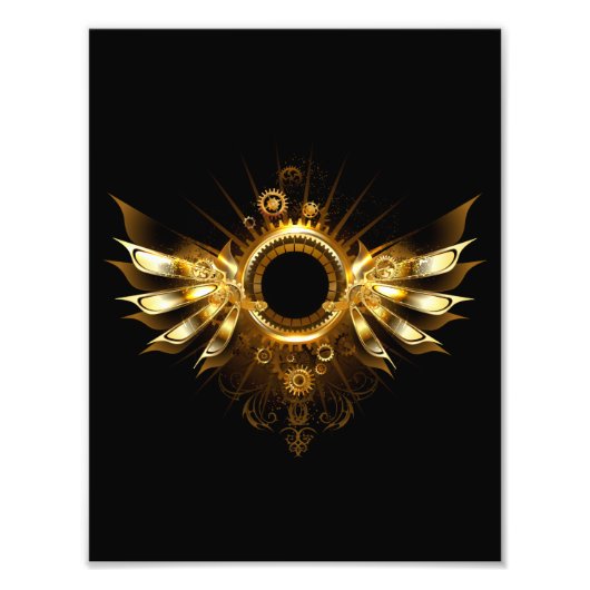 Steampunkvleugels Foto Afdruk (Voorkant)