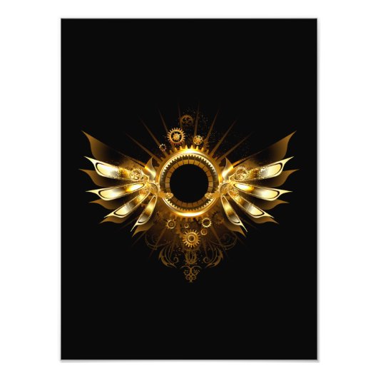 Steampunkvleugels Foto Afdruk (Voorkant)