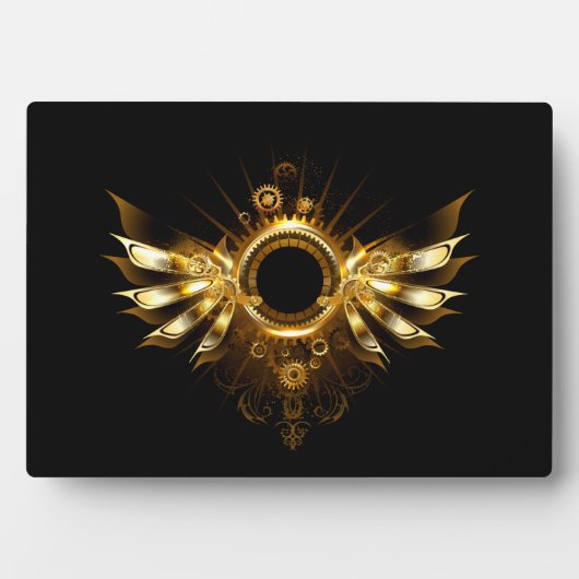 Steampunkvleugels Fotoplaat (voorkant)