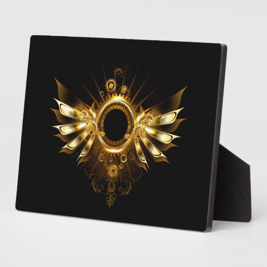 Steampunkvleugels Fotoplaat (Zijkant)