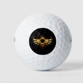 Steampunkvleugels Golfballen (Voorkant)