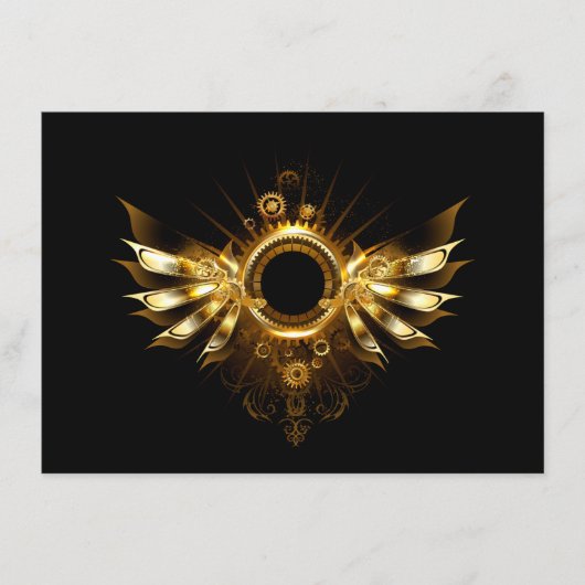 Steampunkvleugels Informatiekaartje (Voorkant)