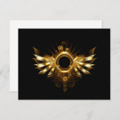 Steampunkvleugels Informatiekaartje (Voorkant / Achterkant)