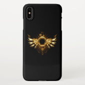 Steampunkvleugels iPhone Hoesje (Achterkant)