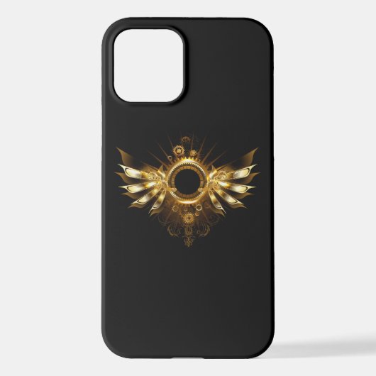 Steampunkvleugels iPhone Hoesje (Achterkant)