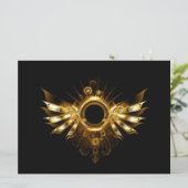 Steampunkvleugels Kaart (Staand voorkant)