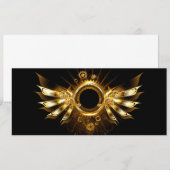 Steampunkvleugels Kaart (Voorkant / Achterkant)