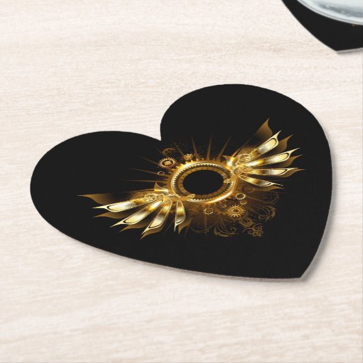 Steampunkvleugels Kartonnen Onderzetters (Gekanteld)