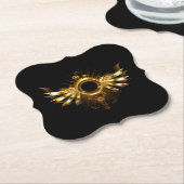 Steampunkvleugels Kartonnen Onderzetters (Gekanteld)