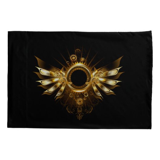 Steampunkvleugels Kussensloop (Achterkant)