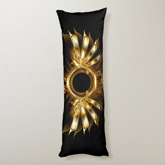 Steampunkvleugels Lichaamskussen (Achterkant (Verticaal))