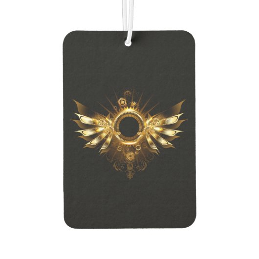 Steampunkvleugels Luchtverfrisser (Achterkant)