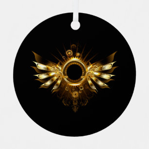 Steampunkvleugels Metalen Ornament
