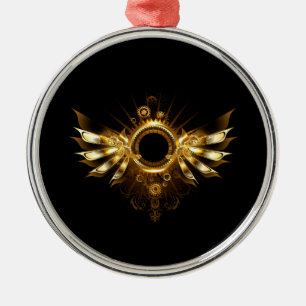 Steampunkvleugels Metalen Ornament