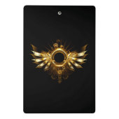 Steampunkvleugels Mini Klembord (Achterkant)