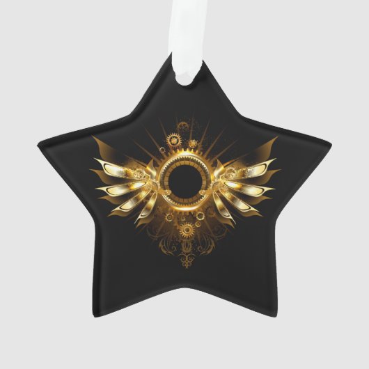Steampunkvleugels Ornament (achterkant)