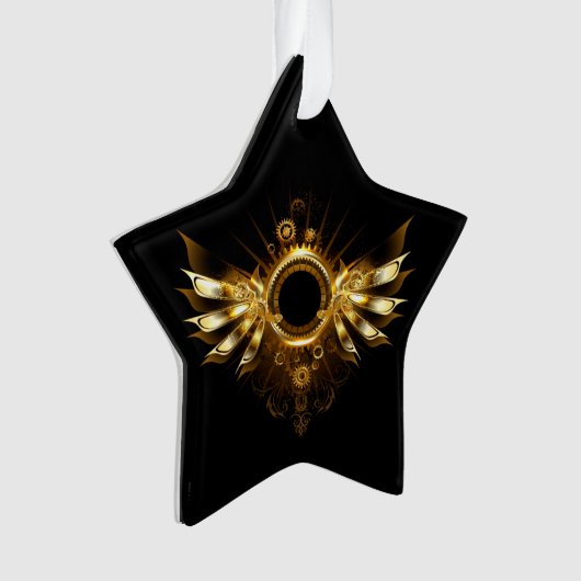Steampunkvleugels Ornament (voorkant)