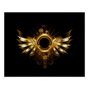 Steampunkvleugels Perfect Poster