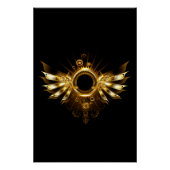 Steampunkvleugels Perfect Poster (Voorkant)