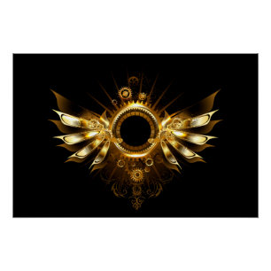 Steampunkvleugels Perfect Poster