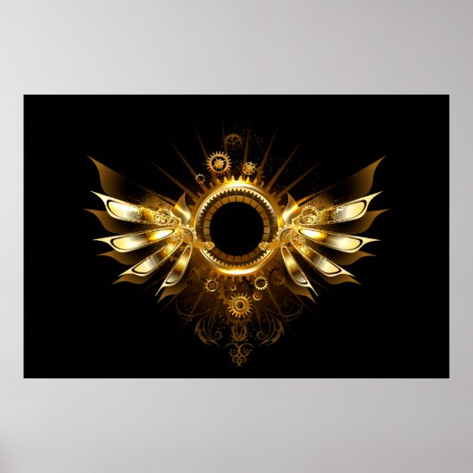 Steampunkvleugels Poster (Voorkant)