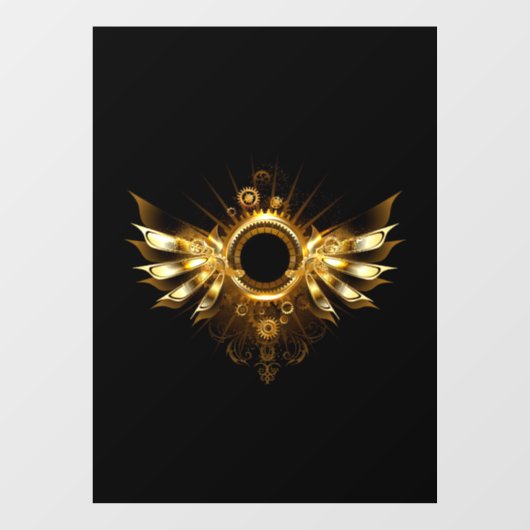 Steampunkvleugels Raamsticker (Vel)