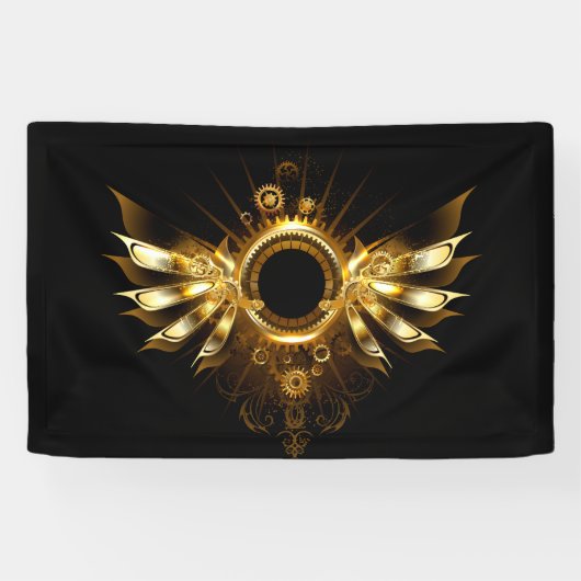 Steampunkvleugels Spandoek (Horizontaal)