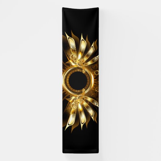 Steampunkvleugels Spandoek (Verticaal)