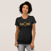 Steampunkvleugels T-shirt (Voorkant volledig)