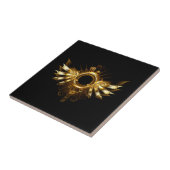 Steampunkvleugels Tegeltje (Zijkant)