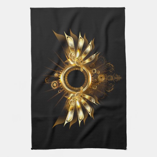 Steampunkvleugels Theedoek (Verticaal)
