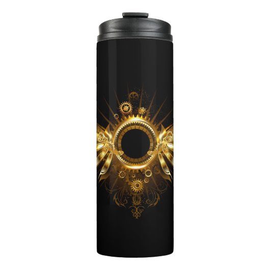 Steampunkvleugels Thermosbeker (Voorkant)