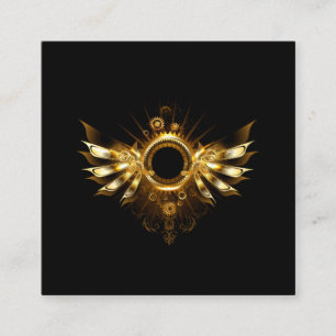 Steampunkvleugels Vierkante Visitekaartje