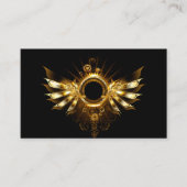 Steampunkvleugels Visitekaartje (Voorkant)