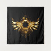 Steampunkvleugels Wandkleed (Voorkant)