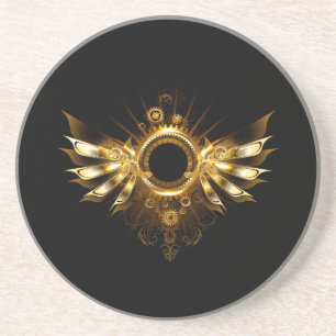 Steampunkvleugels Zandsteen Onderzetter