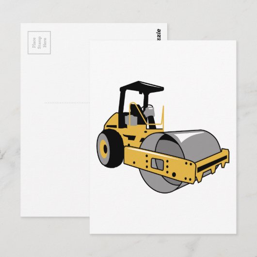 Steamroller Briefkaart (Voorkant / Achterkant)