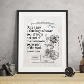 Steamroller Tech Quote Grappig Poster