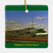 "Steam's Final Hour" by Tom Rock Ceramic Ornament (Voorkant)