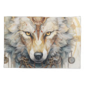 Steamshadow Steampunk Wolf Kussensloop (Achterkant-Links)