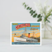 Steamship Catalina Post Card Briefkaart (Staand voorkant)