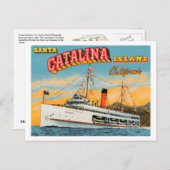 Steamship Catalina Post Card Briefkaart (Voorkant / Achterkant)