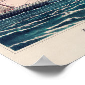  Steamship Illustratie Poster (Hoek)