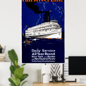 Steamship Line 1910 Herfst Poster (Thuiskantoor)