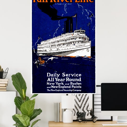 Steamship Line 1910 Herfst Poster (Thuiskantoor)