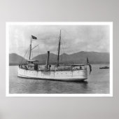 Steamship McArthur Alaska 1918 Poster (Voorkant)