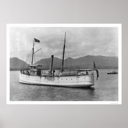 Steamship McArthur Alaska 1918 Poster (Voorkant)