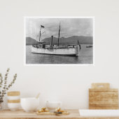 Steamship McArthur Alaska 1918 Poster (Keuken)