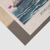 Steamship Victoria of Anchor Line,1876 Decoupage Tissuepapier (Detail)